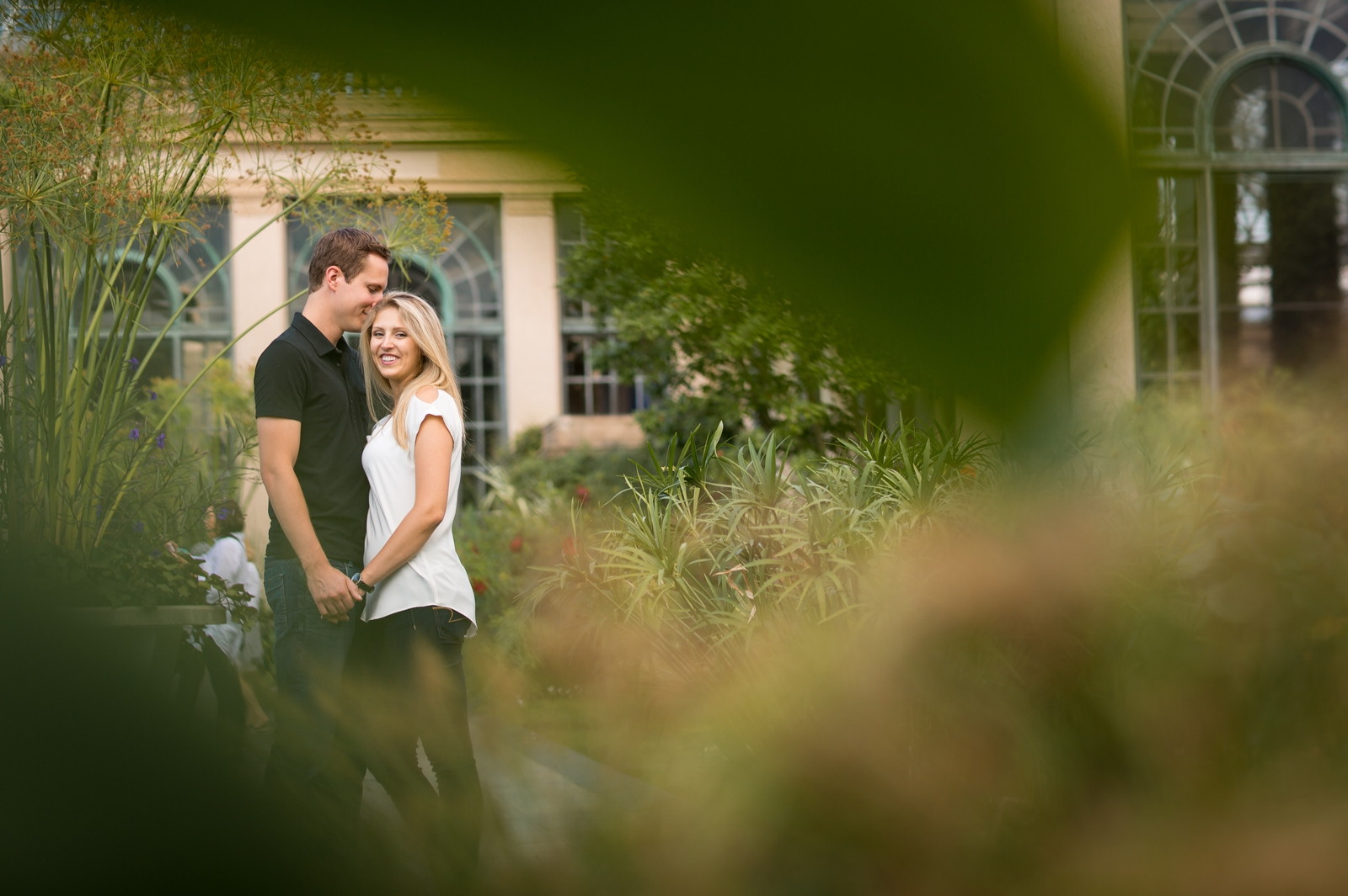 Longwood Gardens Kennett Square Engagement Photography